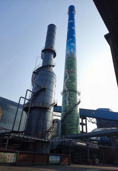 煙囪刷航標、煙囪刷涂料